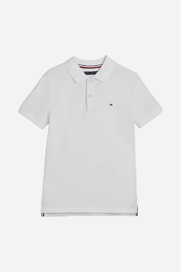 Tommy Hilfiger Flag Polo - White
